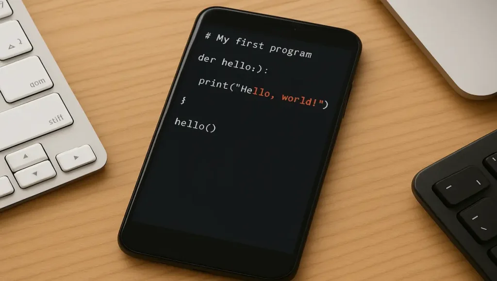 スマホでプログラミングの実行は可能？