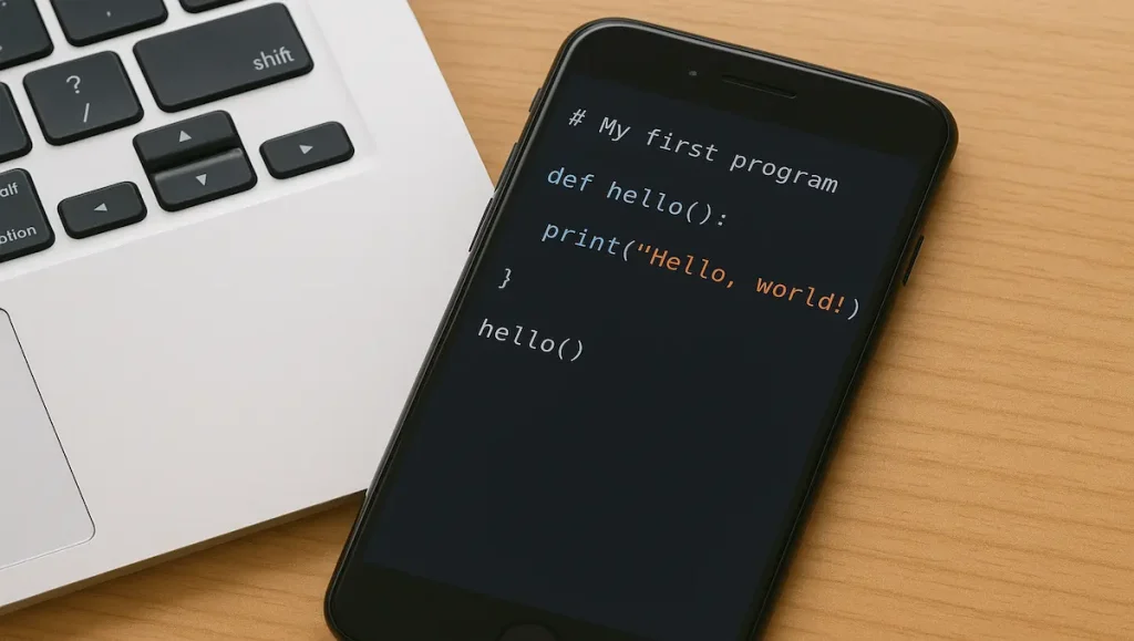 スマホプログラミング学習で使えるエディタ